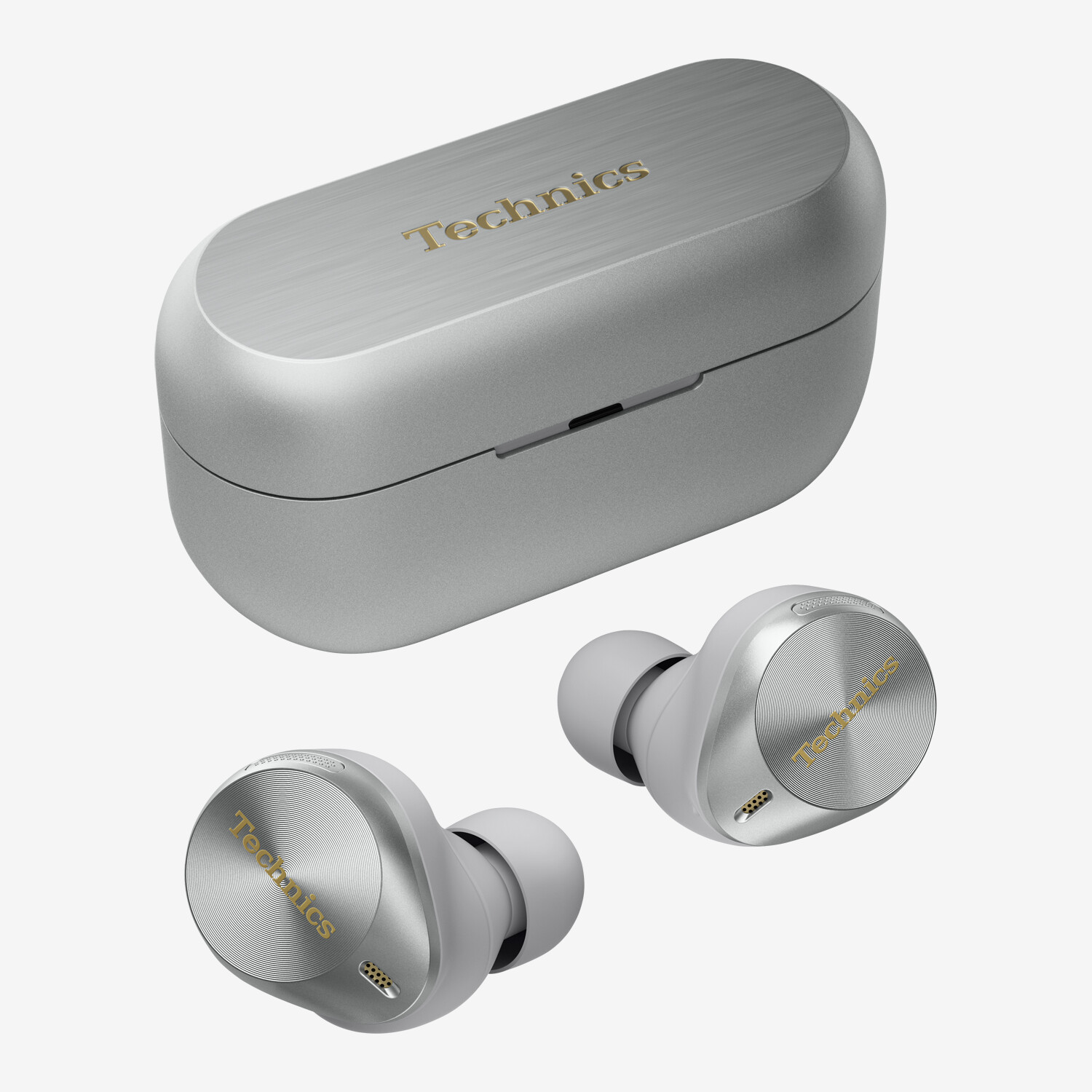 Technics EAH AZ True Wireless In Ear Headphones, Silver   Worldshop