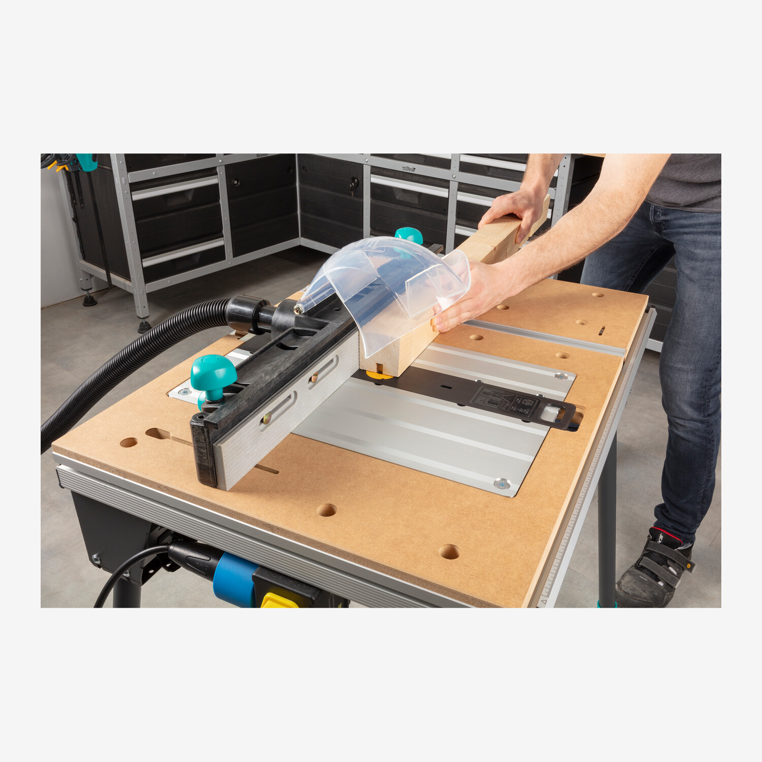 wolfcraft MASTER cut 2200 Machine Table, Anthracite