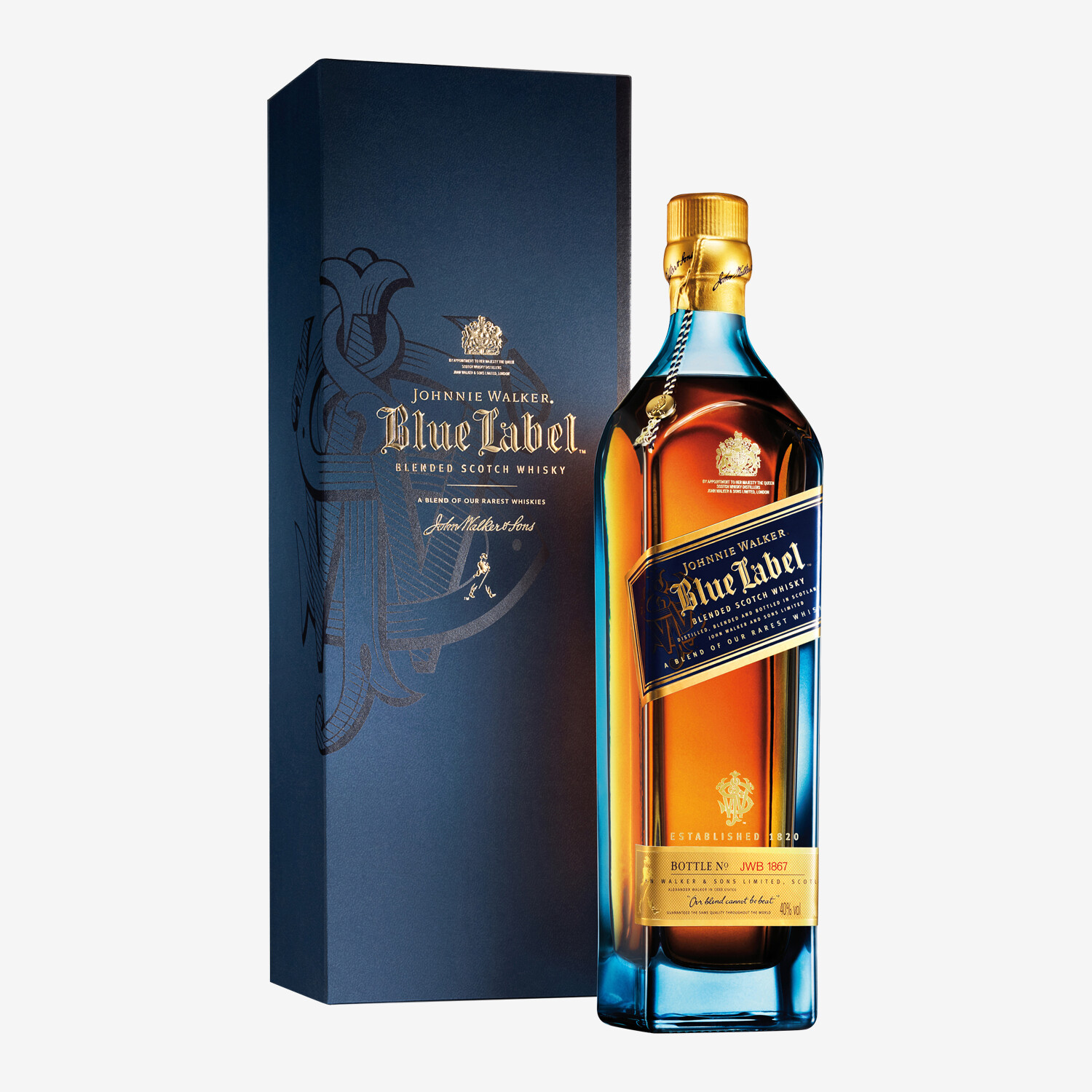 Johnnie Walker Blue Label Blended Scotch Whisky, 0,7 l, 40,0 vol