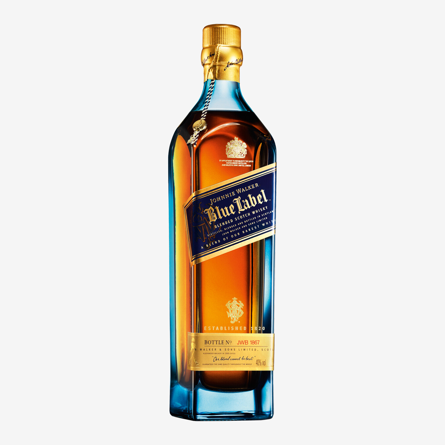 Johnnie Walker Blue Label Blended Scotch Whisky, 0,7 l, 40,0 vol