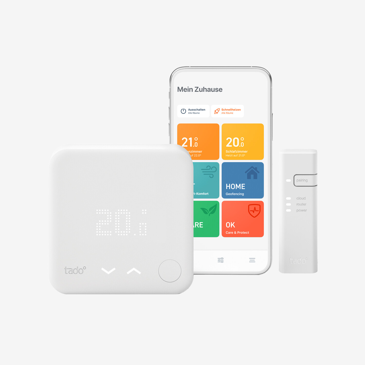 tado° V3+ Starter Kit (wired) Smart Thermostat, White