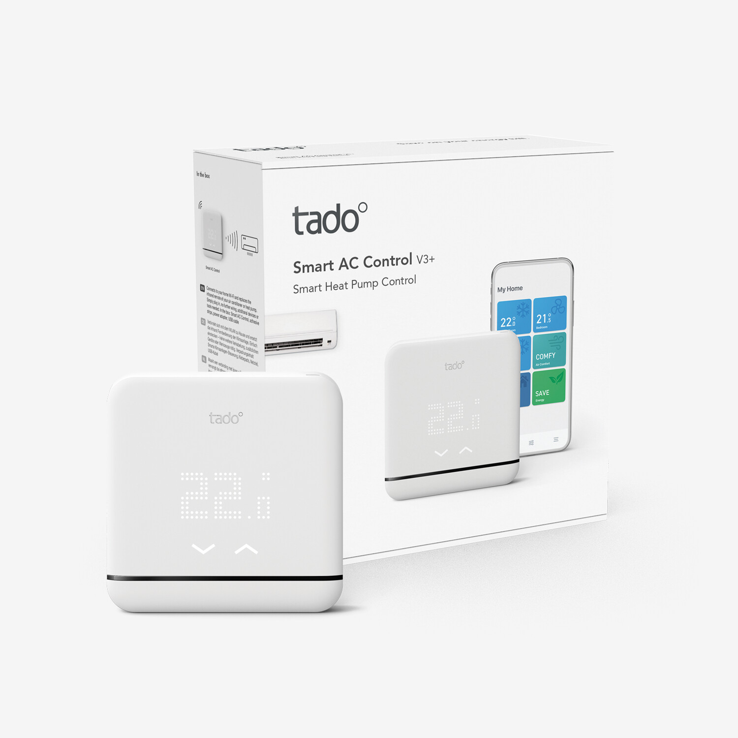 tado° V3+ Smart Air Conditioner Control, White