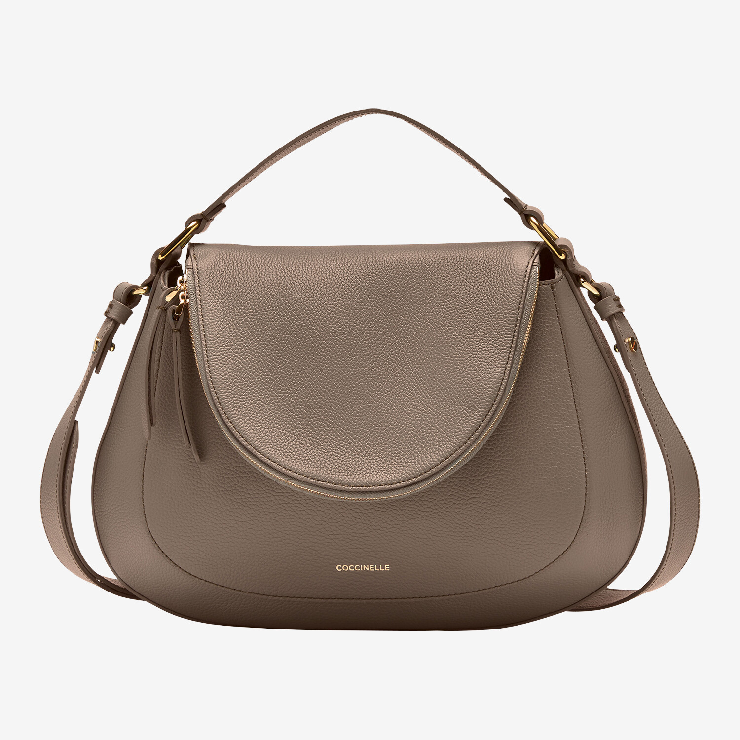 Coccinelle SOLE Handbag, Warm Taupe - Worldshop