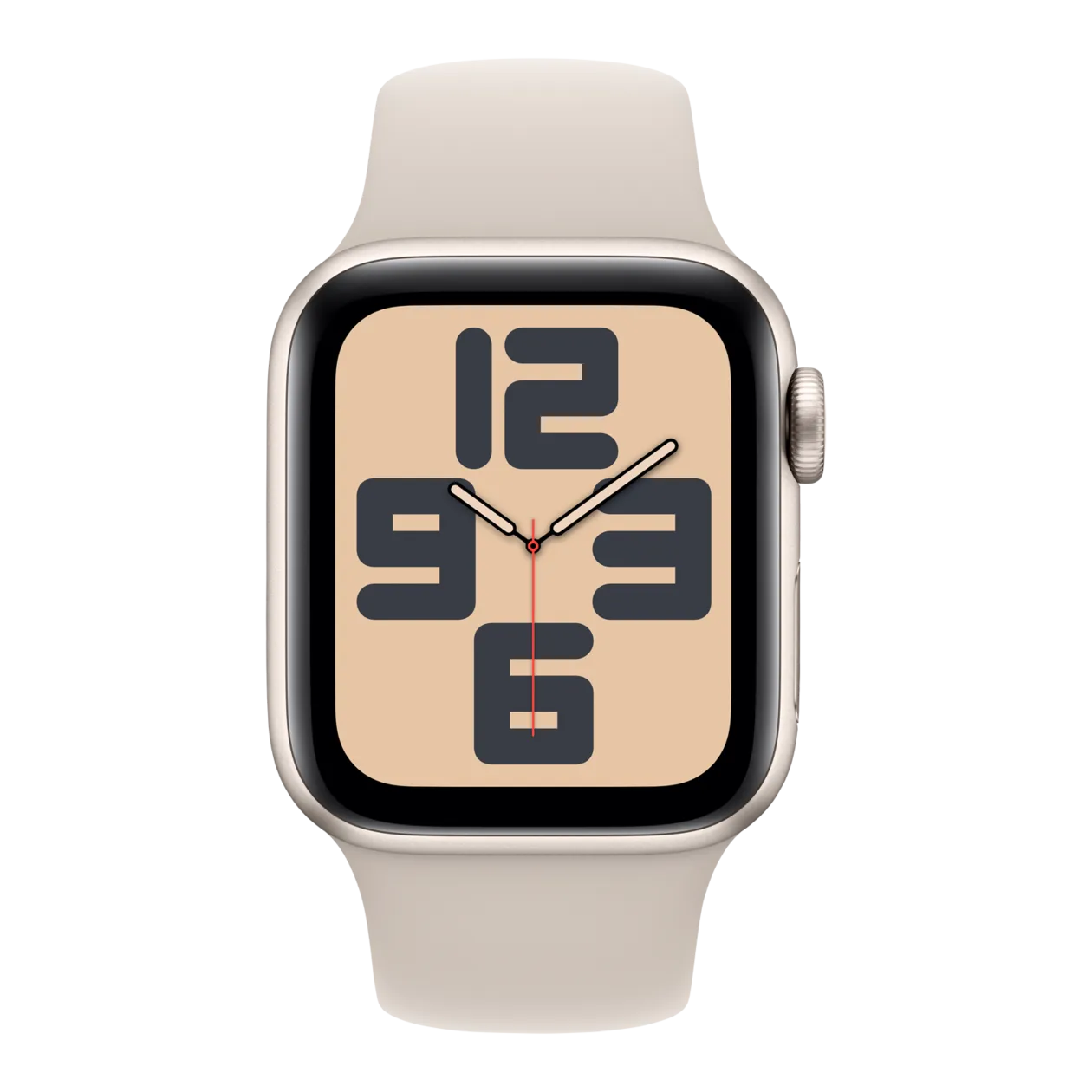 Apple Watch Series SE GPS Smartwatch (2nd Generation) with Sport Band S/M, 40 mm, Starlight