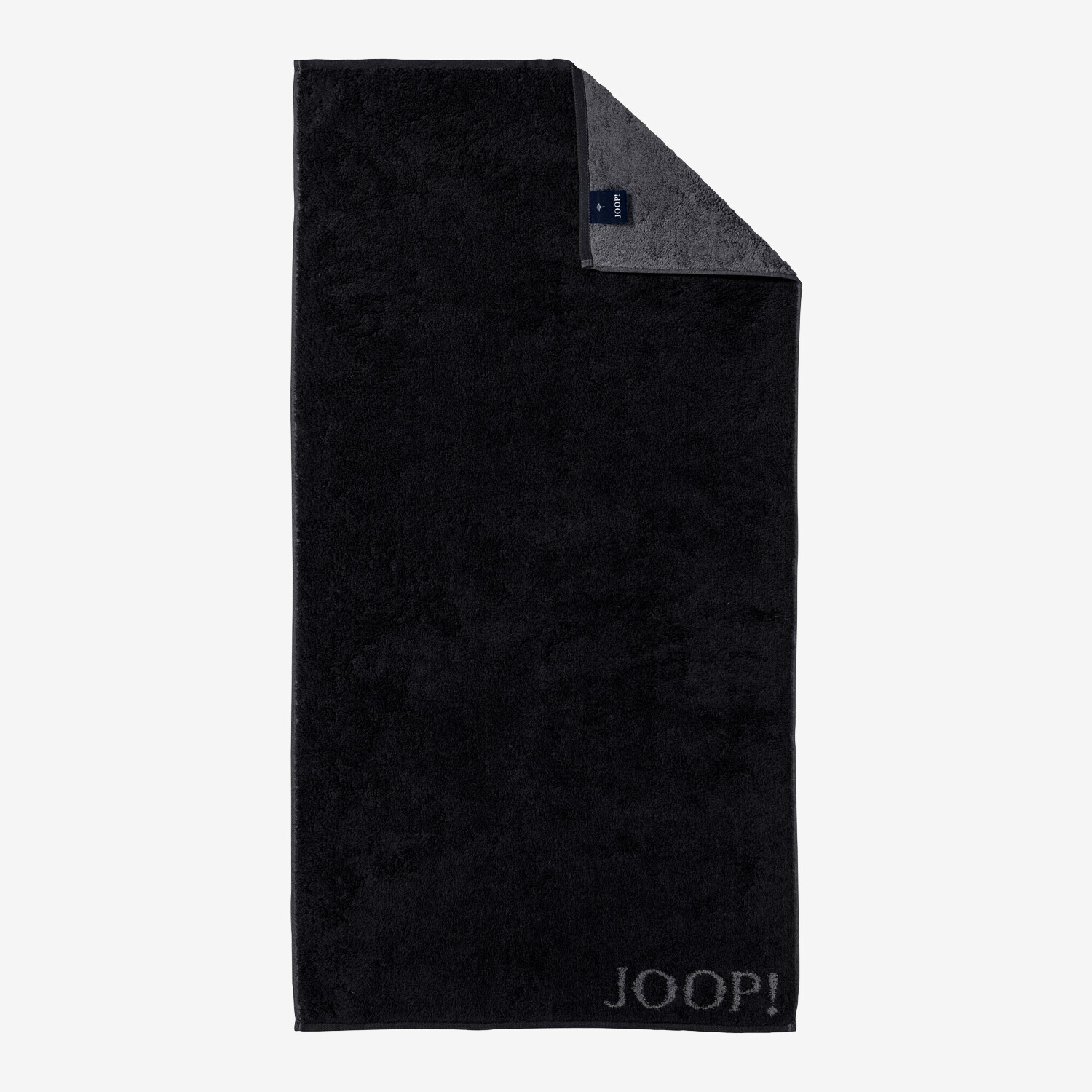 JOOP! CLASSIC Doubleface Bath Sheet, Black
