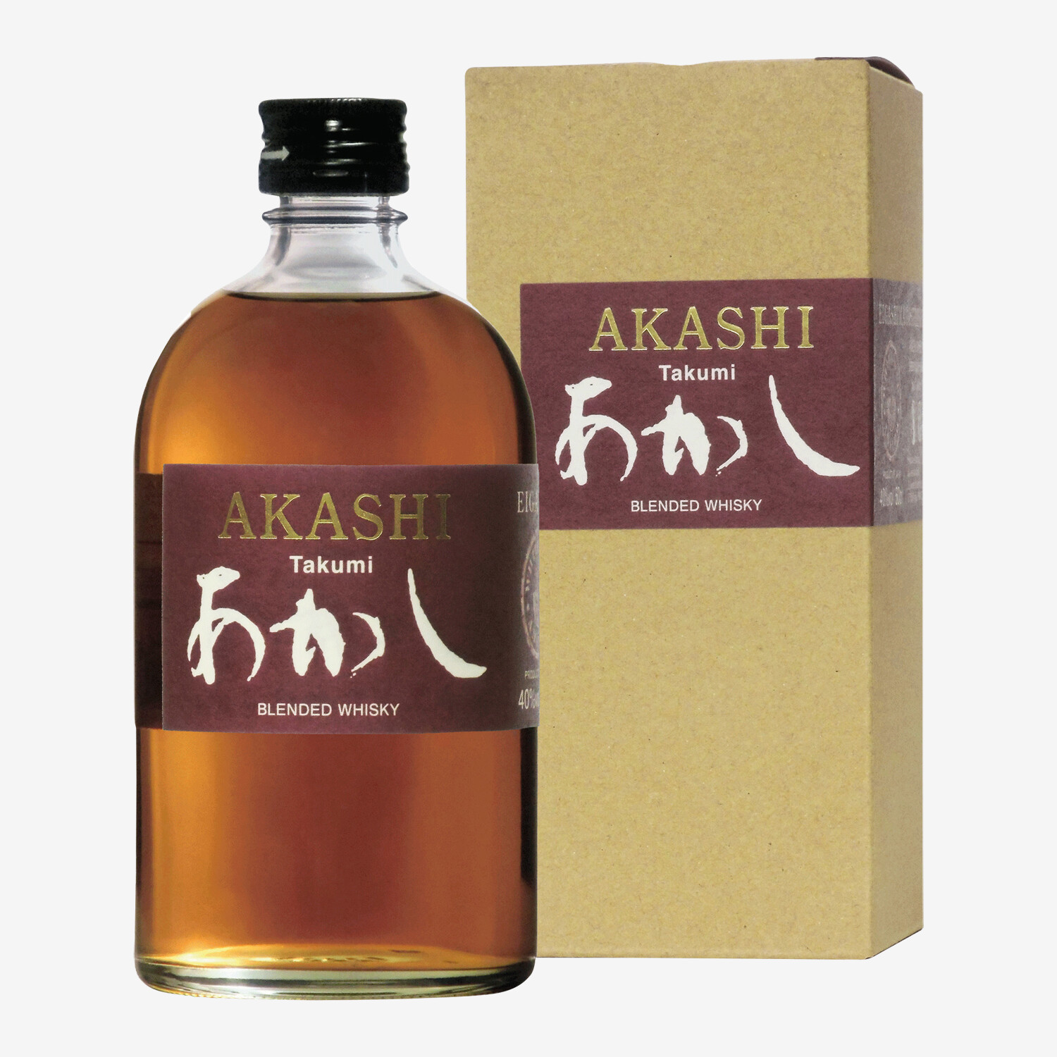 Akashi Takumi Blended Whisky, 0.5 l, 40.0% ABV, Japan