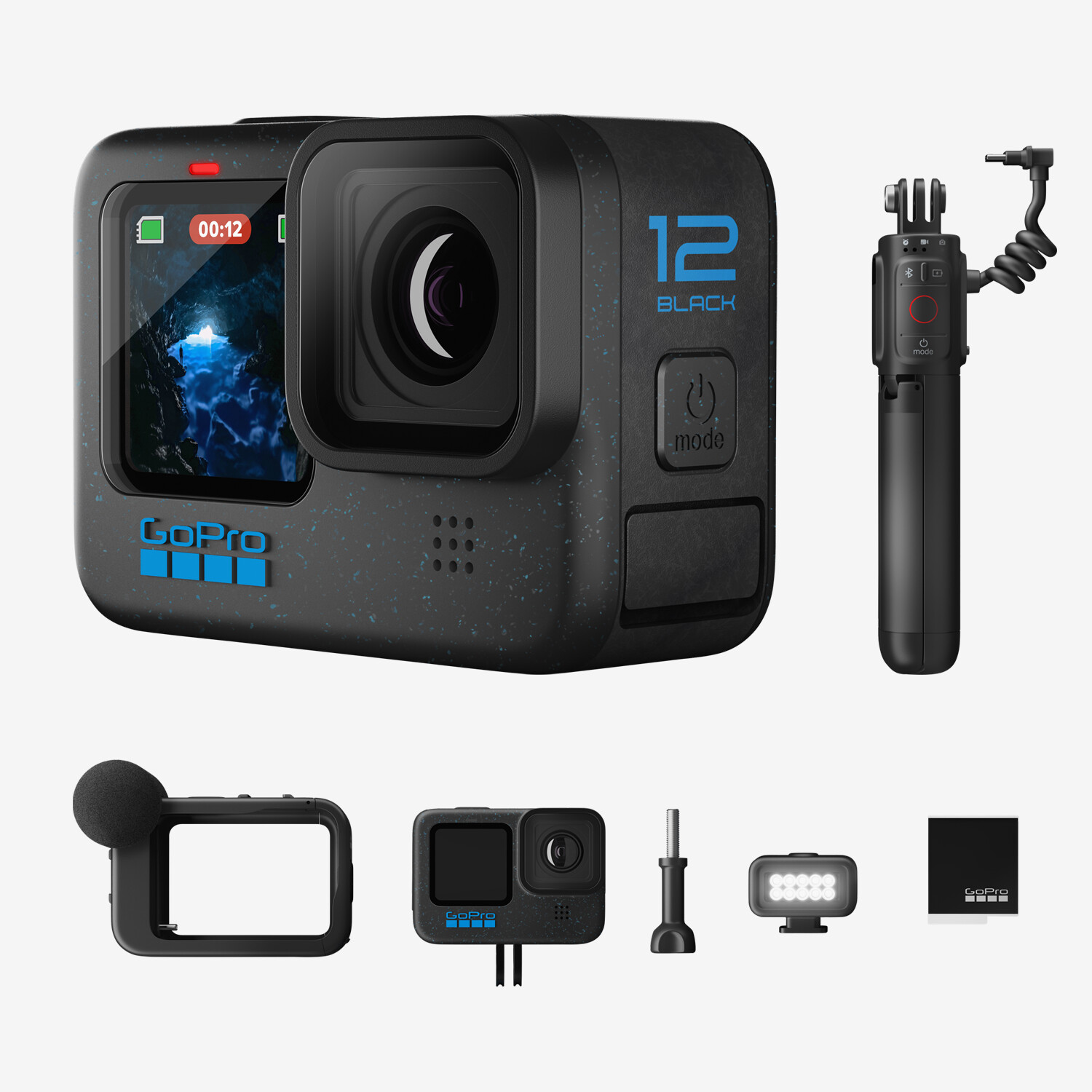 GoPro HERO12 Black Creator Edition Actionkamera, Schwarz - Worldshop