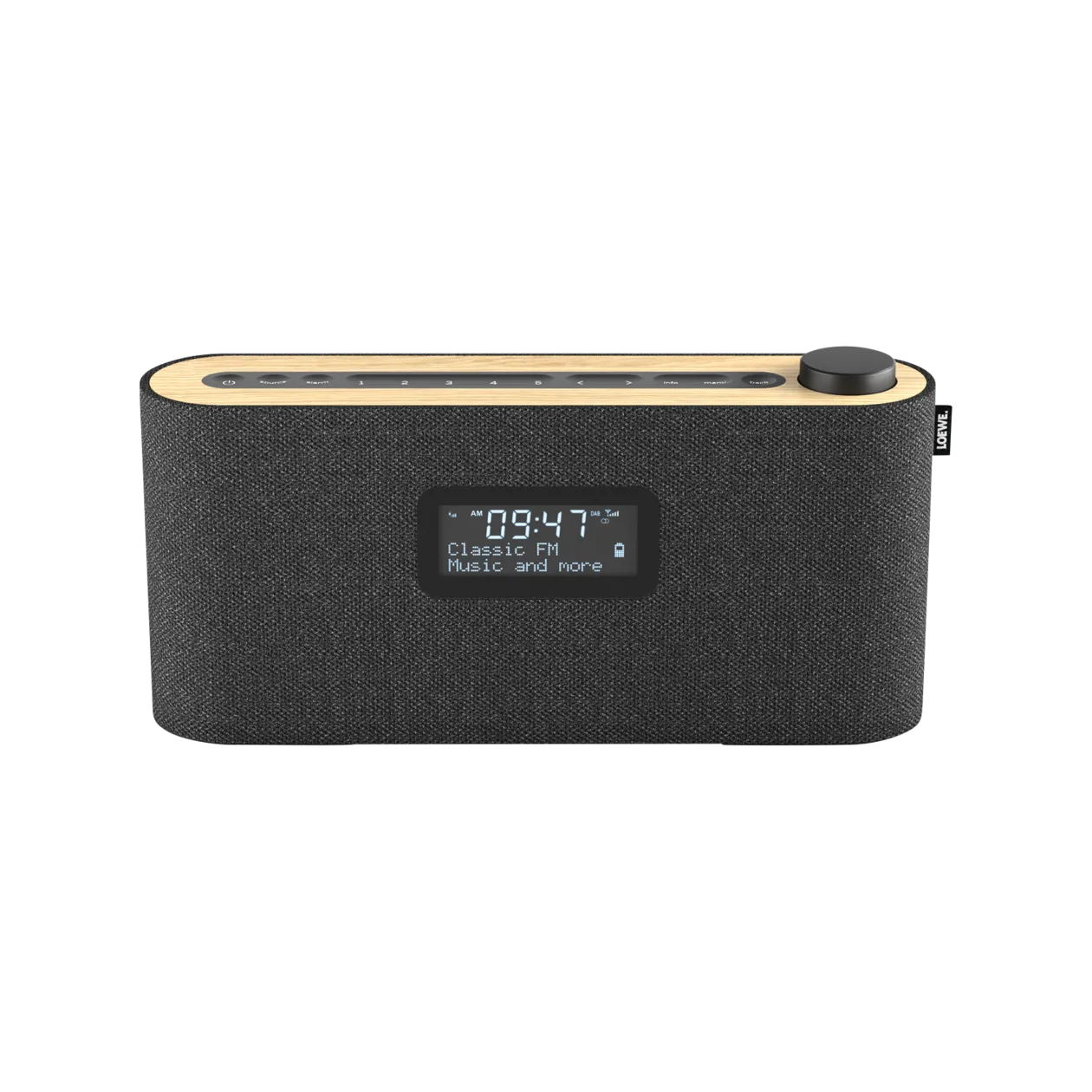 Loewe radio.frequency DAB+-Radio, Basaltgrau