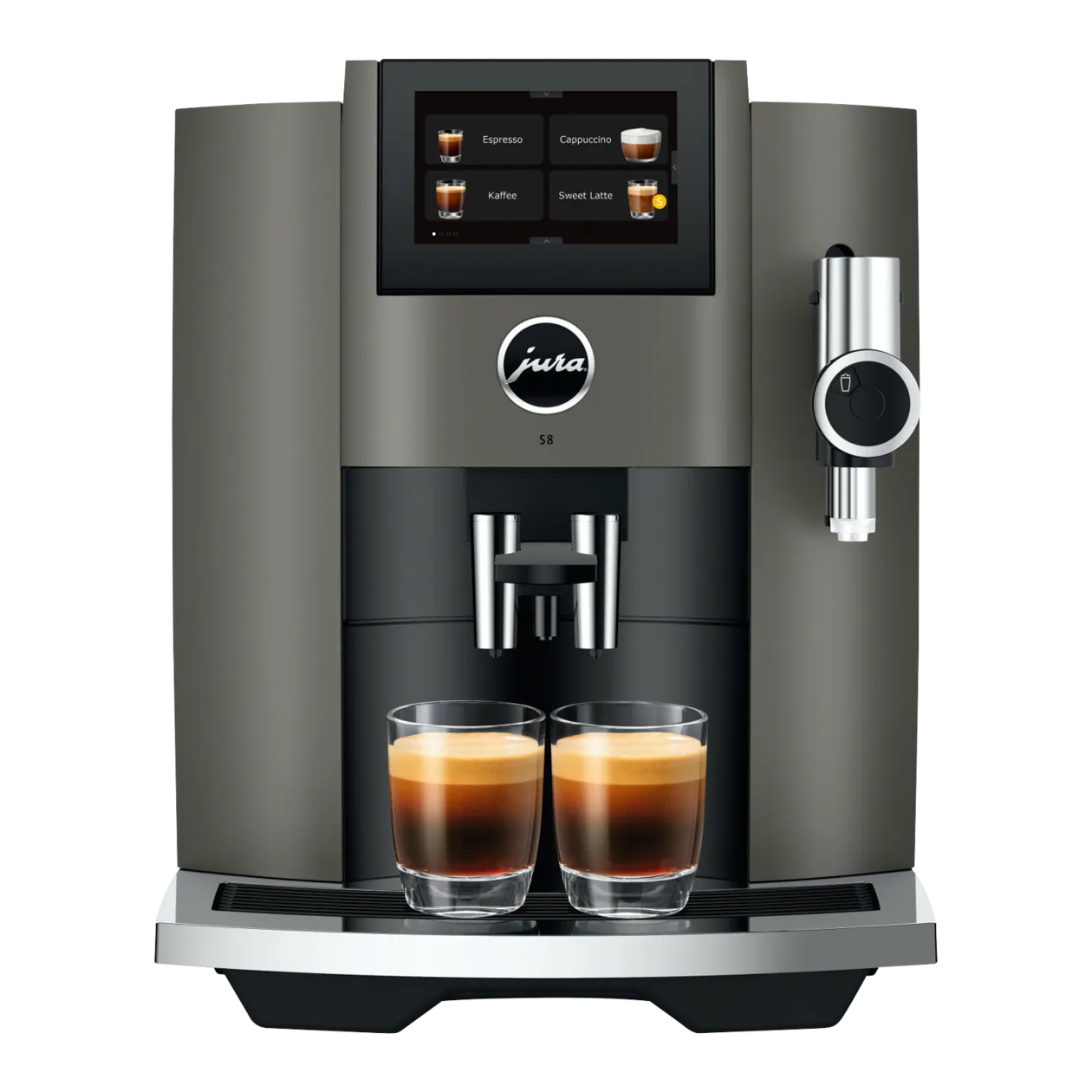 JURA S8 (EB) Kaffeevollautomat, Dark Inox