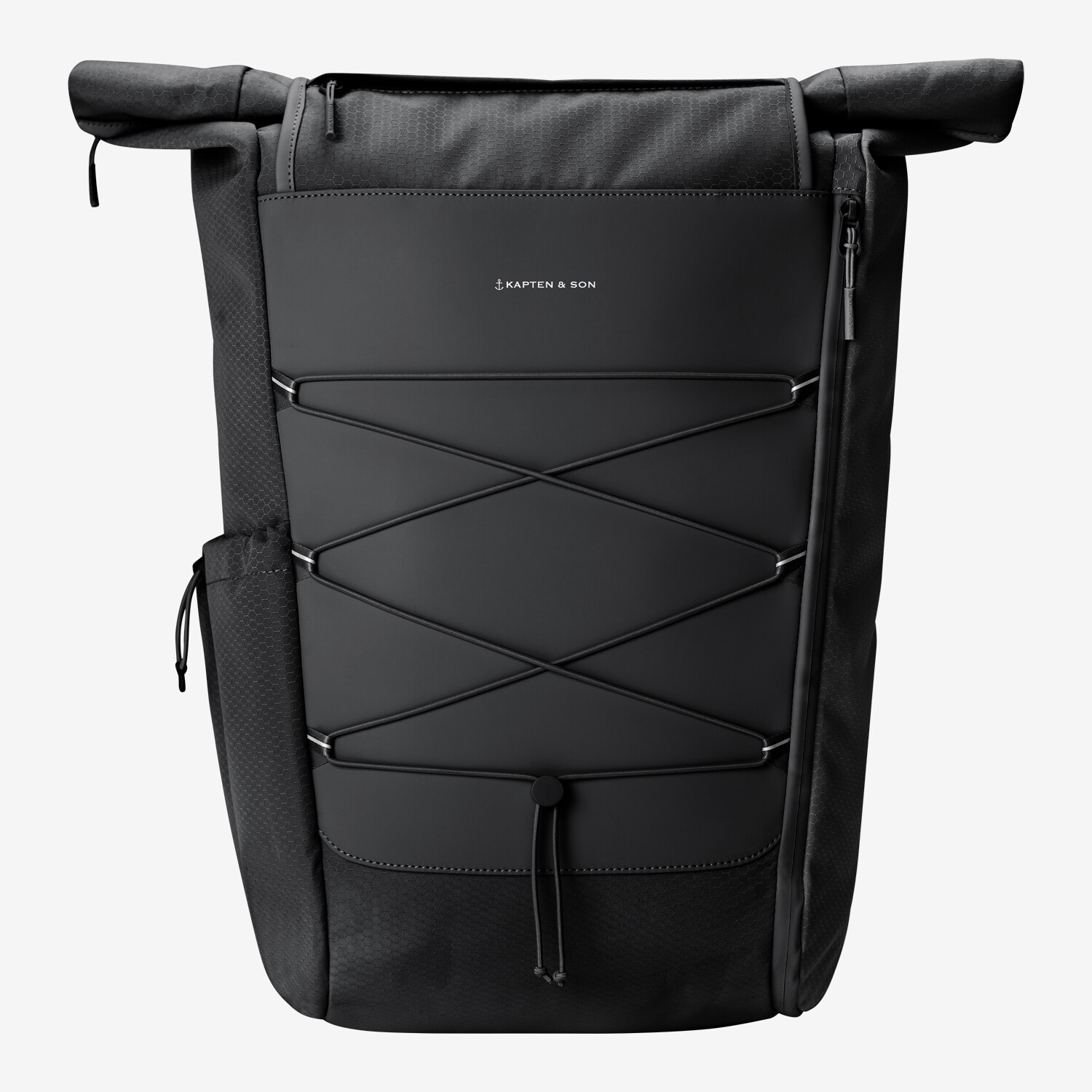 Kapten & Son Banff Rolltop Backpack, All Black