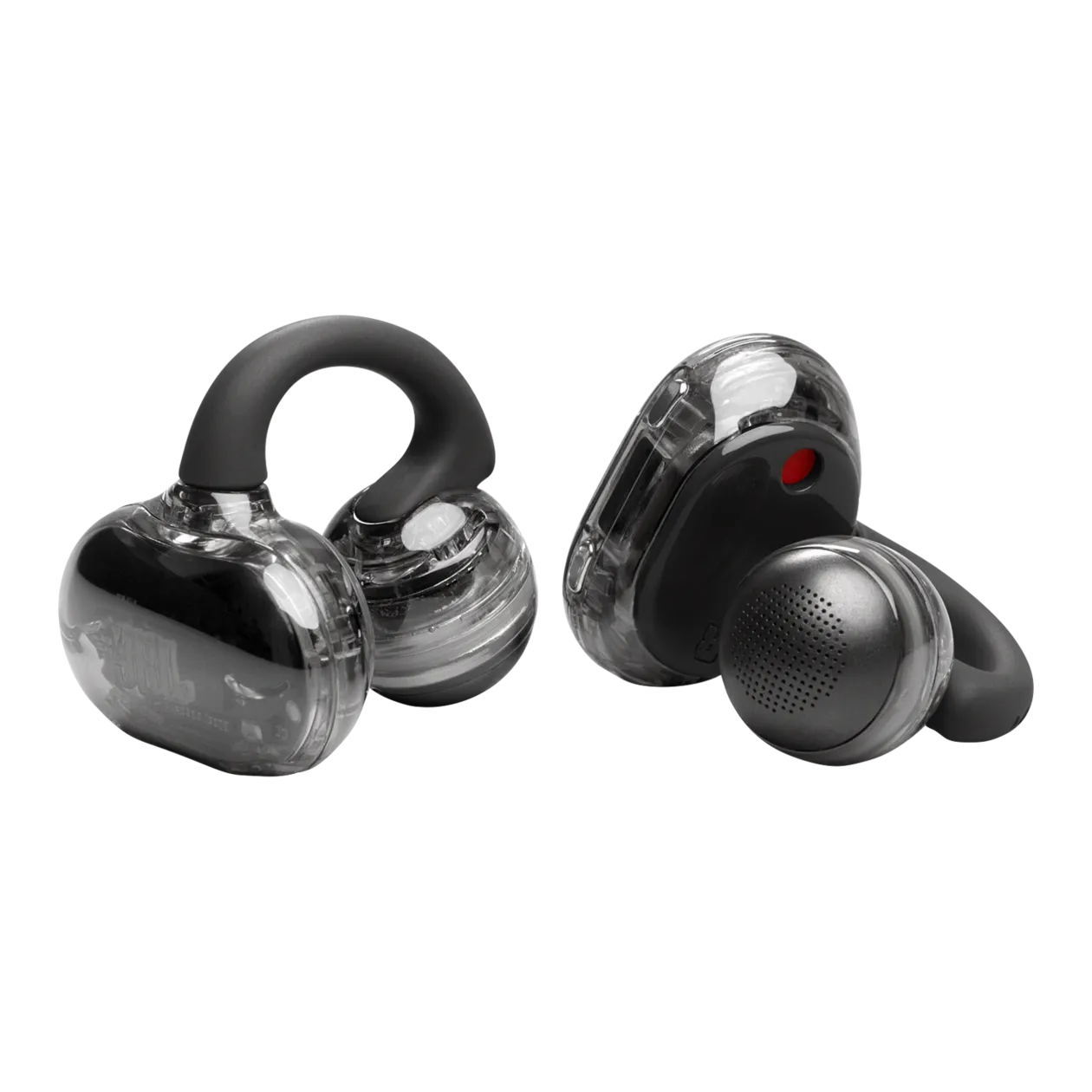 JBL Soundgear Clips Open-Ear Headphones, Ghost Black - Worldshop