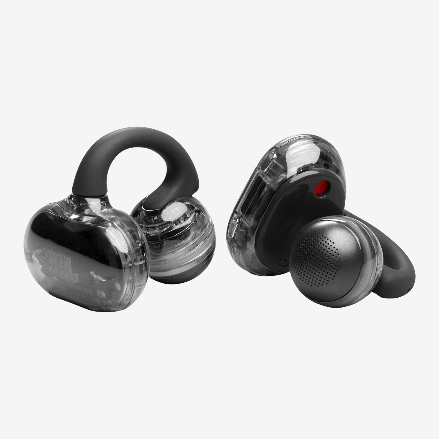 JBL Soundgear Clips Open-Ear Headphones, Ghost Black - Worldshop