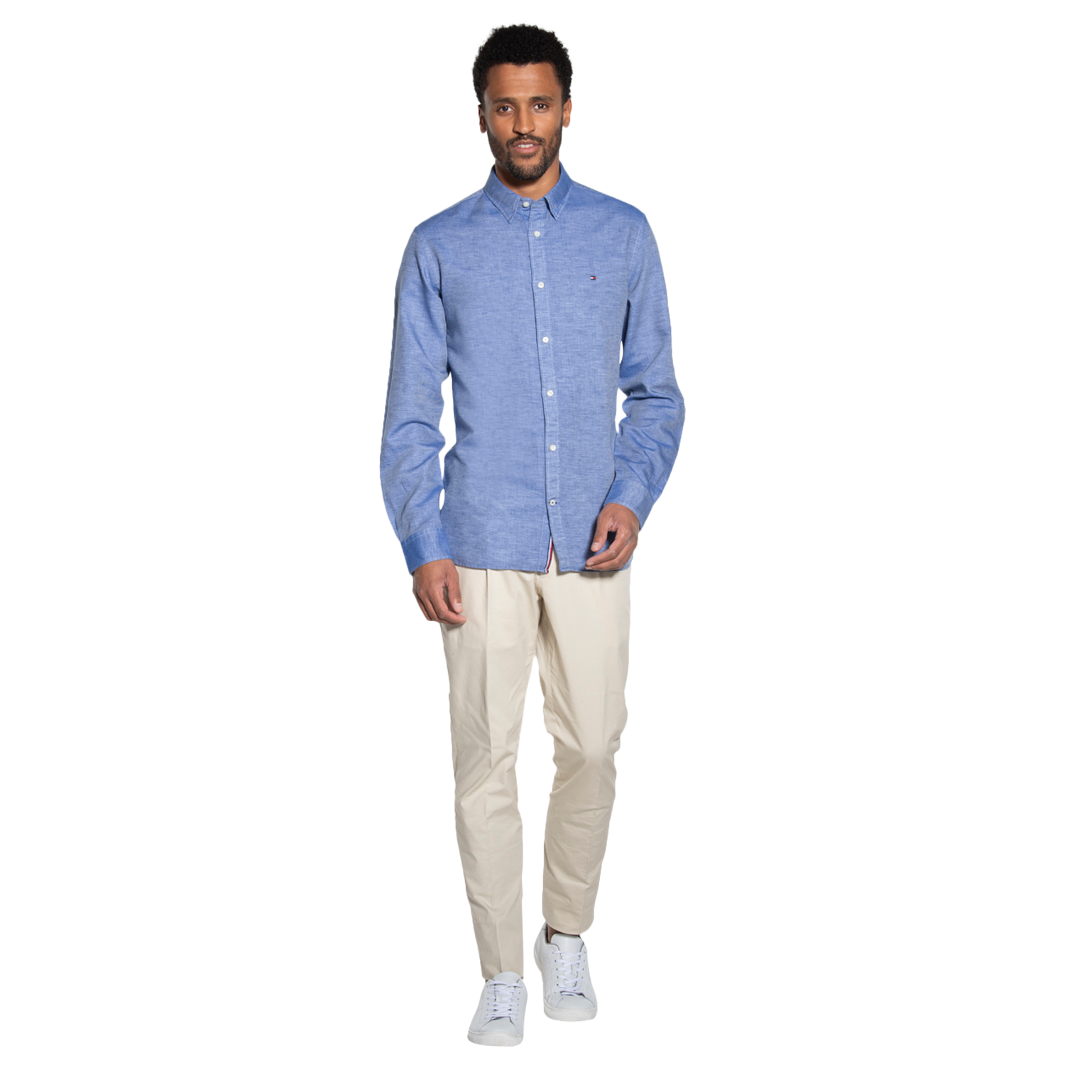 hilfiger linen shirt
