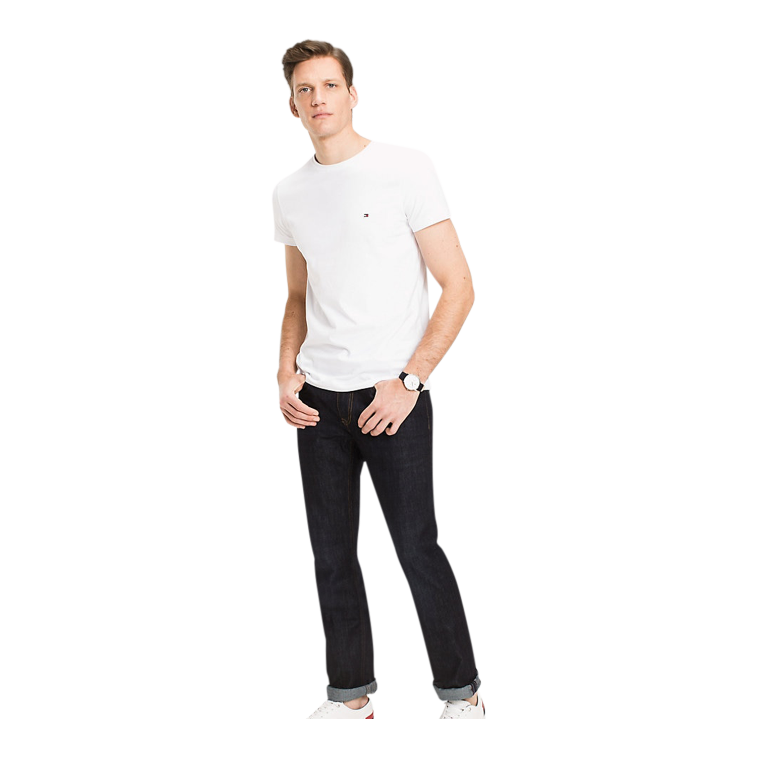 tommy jeans stretch slim fit shirt