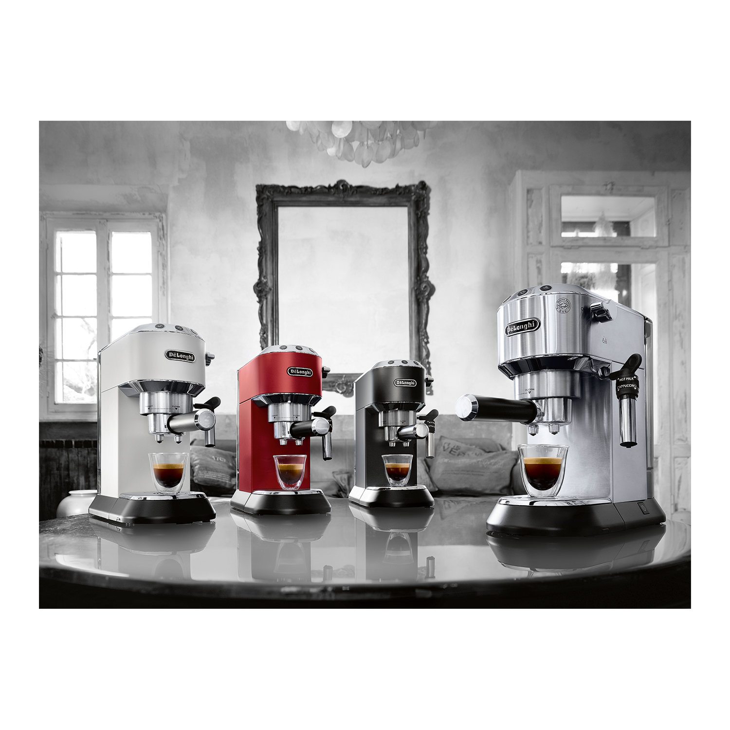 De Longhi Dedica Style Ec 685 Espresso Machine Black Swing Lufthansa Worldshop