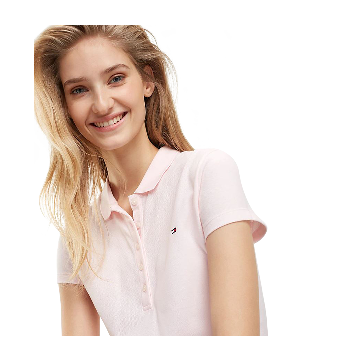 Tommy Hilfiger Slim Fit Polo Shirt, Women's, Cradle Pink - WorldShop