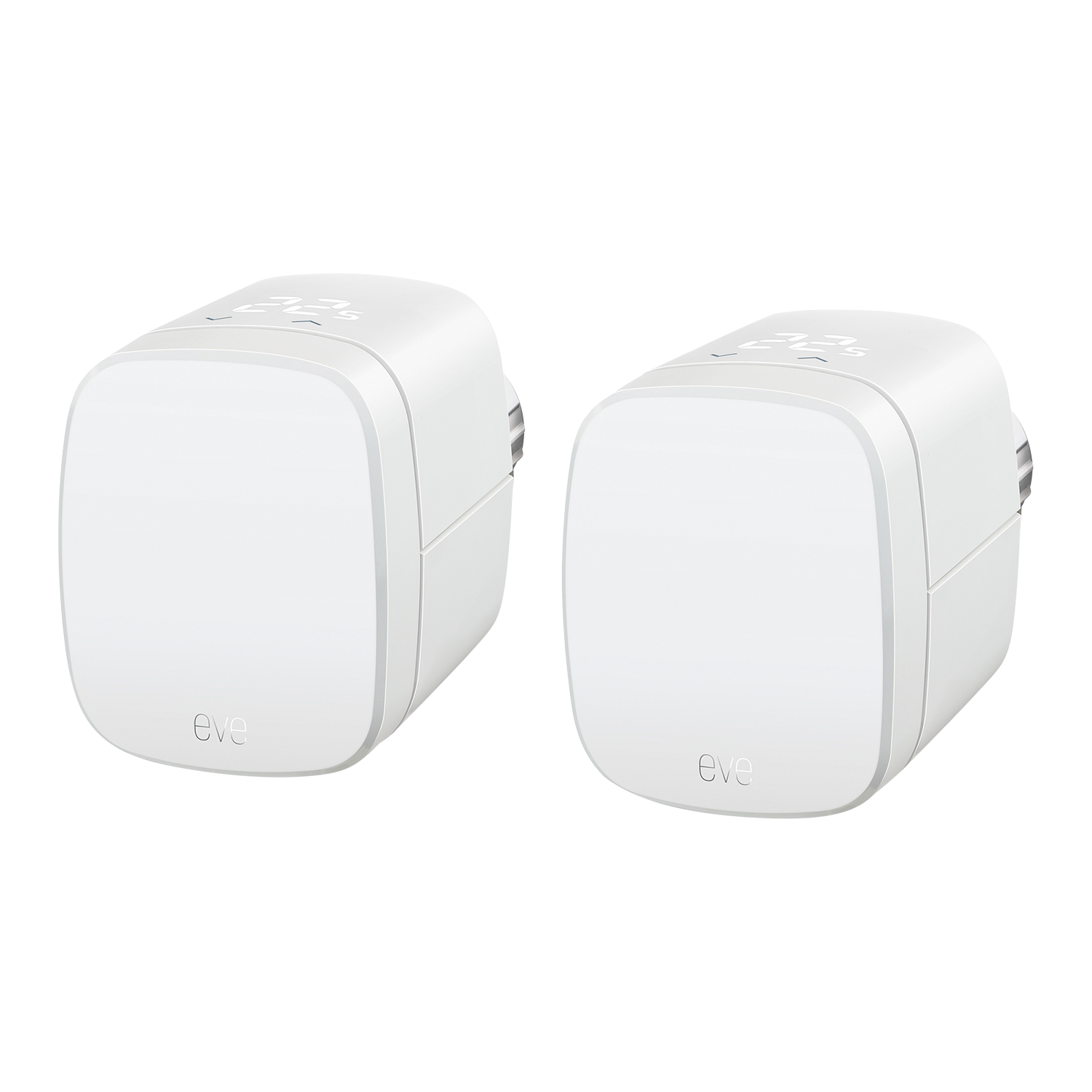 Eve Thermo smartes Heizkörperthermostat, 2er-Pack, Weiß