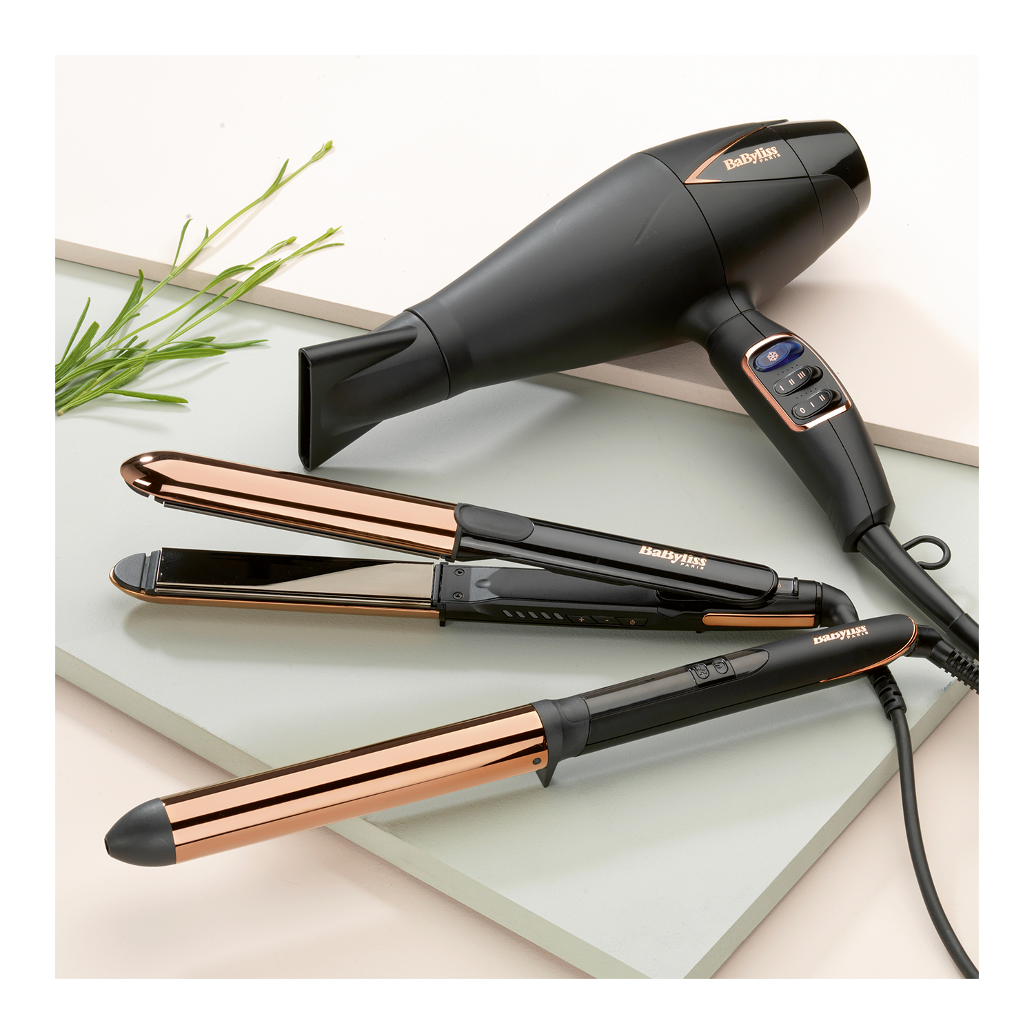 babyliss curl rose gold