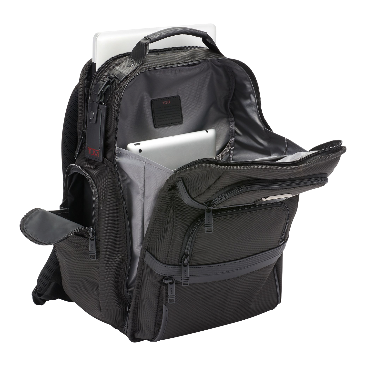 tumi white backpack