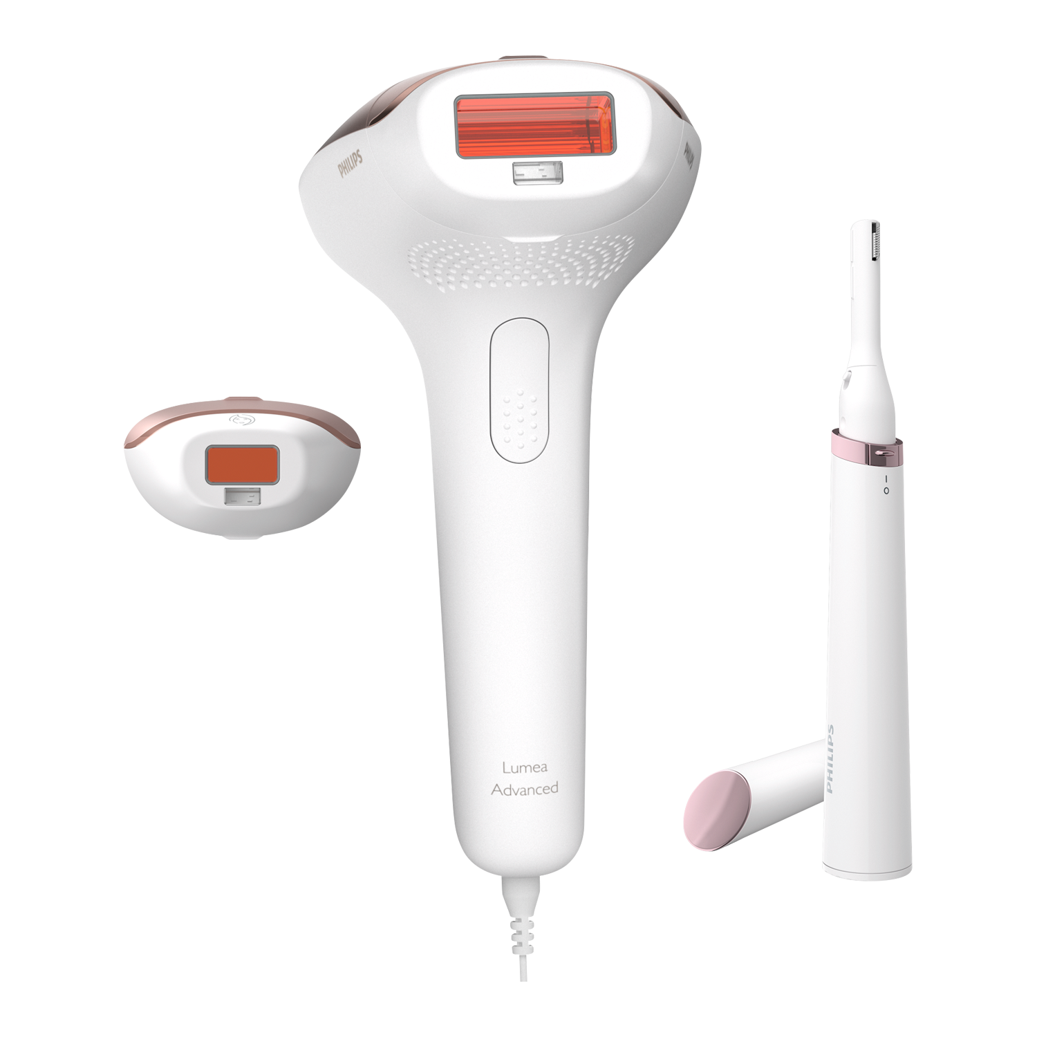 Philips Lumea Advanced BRI921/00 IPL Hair Removal Device, incl. Satin Compact Pen Trimmer, White - Worldshop Philips Lumea Advanced BRI921/00 IPL Hair Removal Device, incl. Satin Compact Pen Trimmer, White - Worldshop