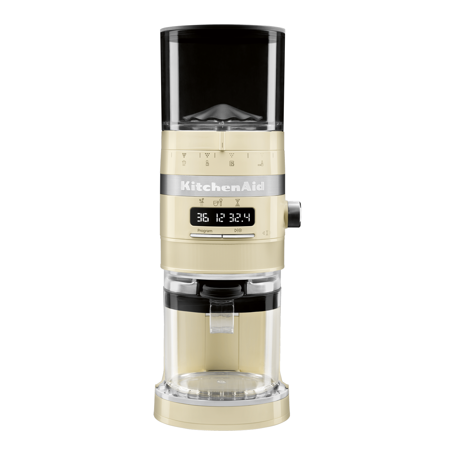 アウトドア ストーブ/コンロ KitchenAid ARTISAN Coffee Grinder, Cream - Worldshop