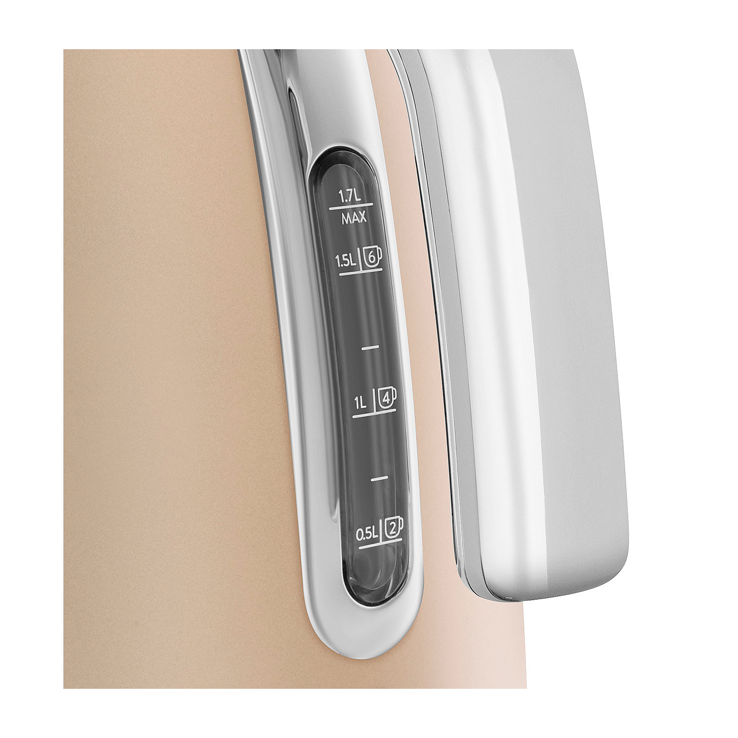 SMEG 50s Retro Style KLF03 Kettle, 1.7 l, Matte Champagne 